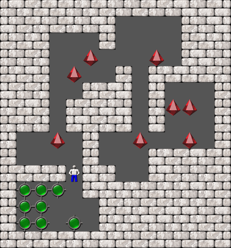 Сокобан More Bugs collections уровень 324